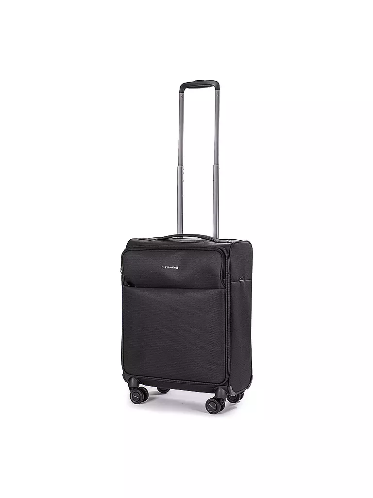STRATIC | Trolley souple LIGHT S 55cm noir | Noir
