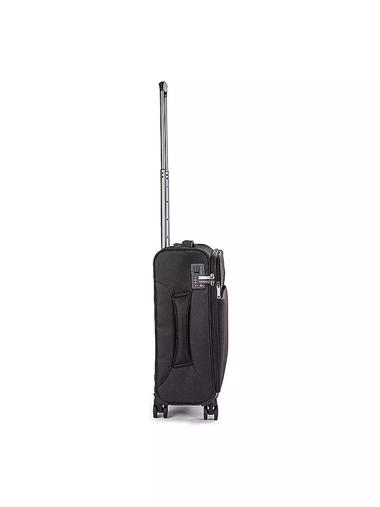 STRATIC | Trolley souple LIGHT S 55cm noir | Noir