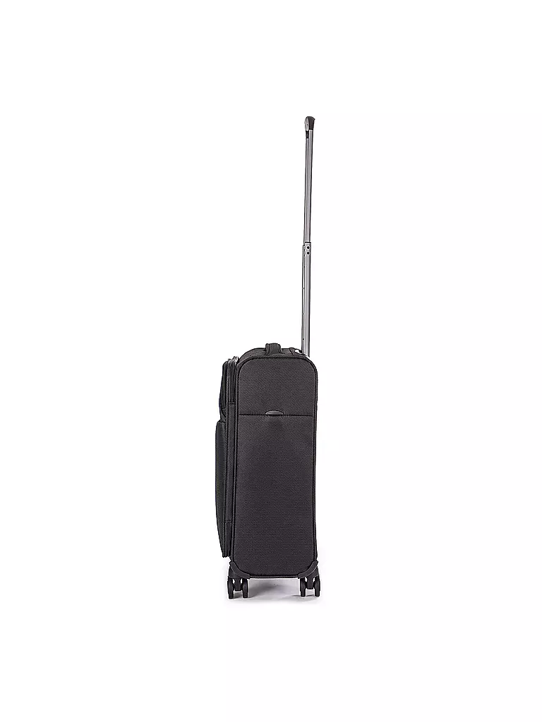 STRATIC | Trolley souple LIGHT S 55cm noir | Noir
