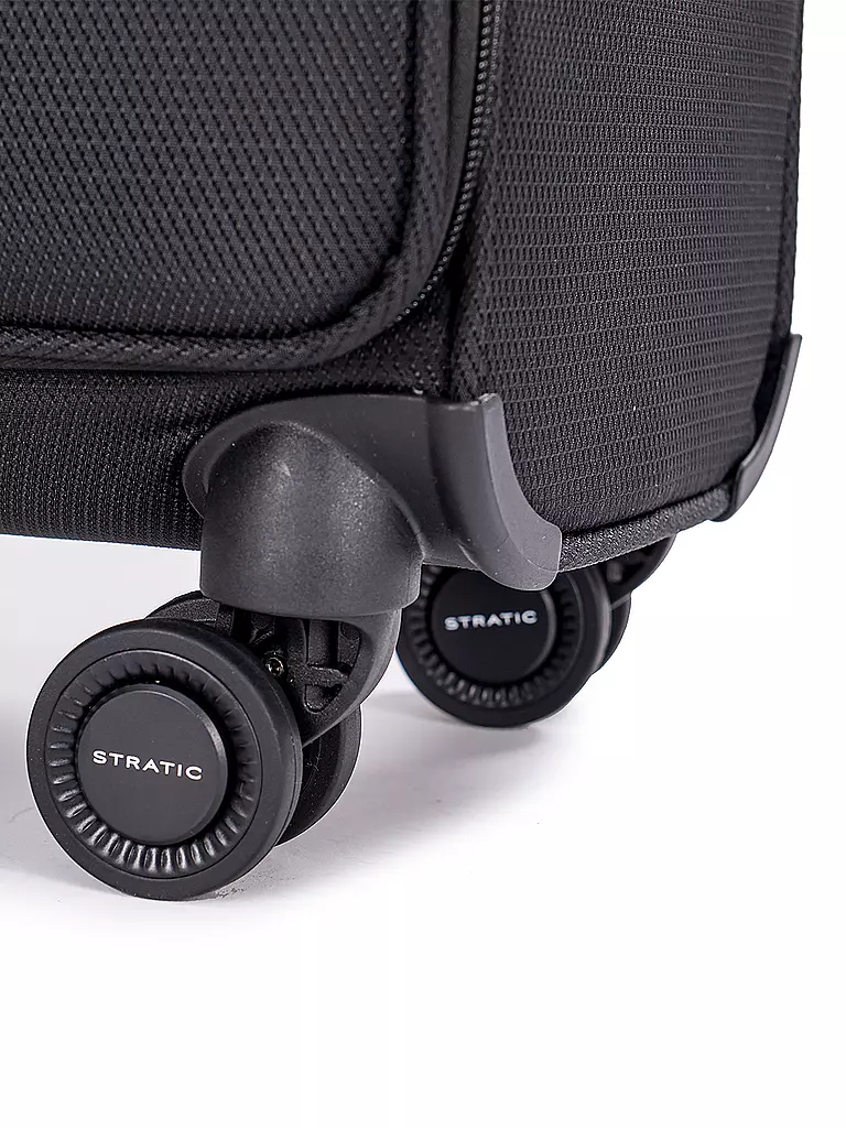 STRATIC | Trolley souple LIGHT S 55cm noir | Noir