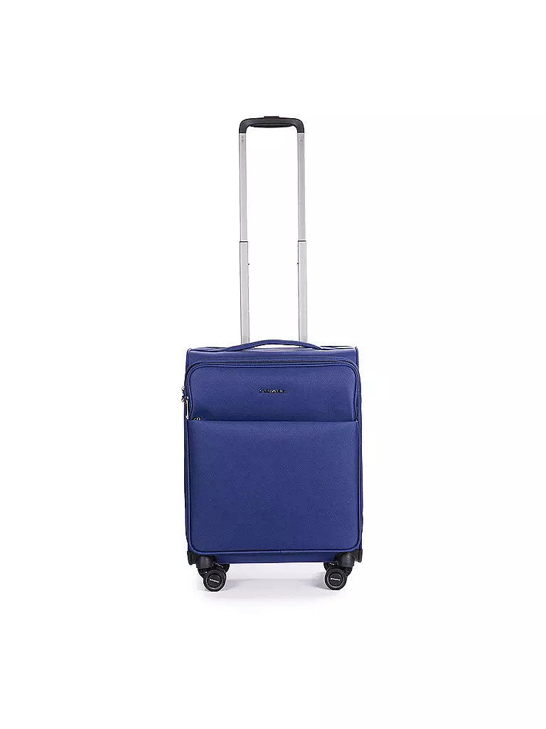 STRATIC | Trolley souple LIGHT Small 55cm bleu foncé | Bleu foncé