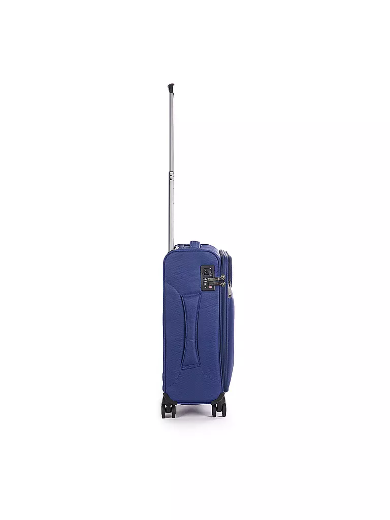 STRATIC | Trolley souple LIGHT Small 55cm bleu foncé | Bleu foncé