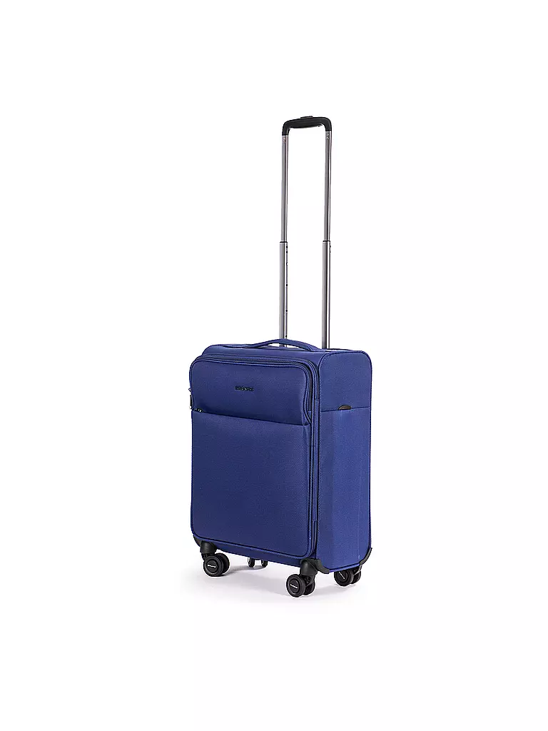 STRATIC | Trolley souple LIGHT Small 55cm bleu foncé | Bleu foncé