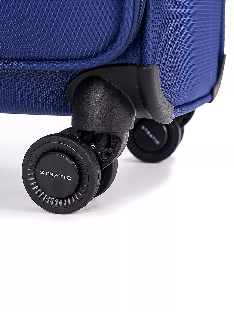 STRATIC | Trolley souple LIGHT Small 55cm bleu foncé | Bleu foncé