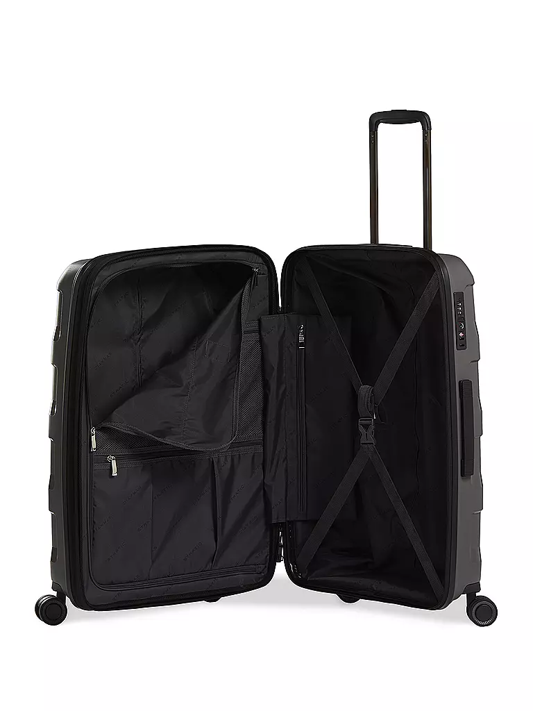 STRATIC | Trolley Straw+ 65cm Dark Grey | Gris