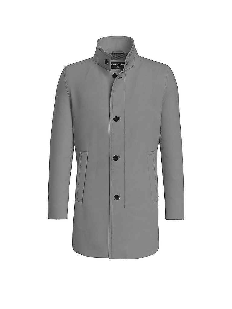 STRELLSON+Trench-coat+FINCHLEY+gris+clair+|+46