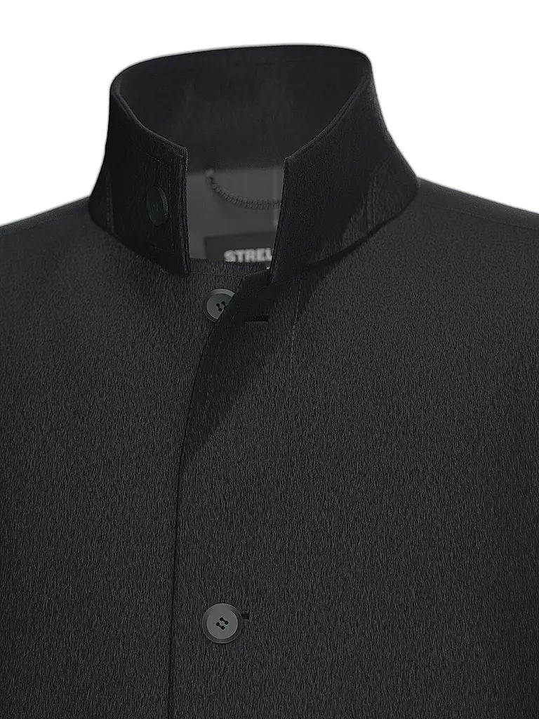 STRELLSON | Manteau en laine FINCHLEY | Bleu foncé