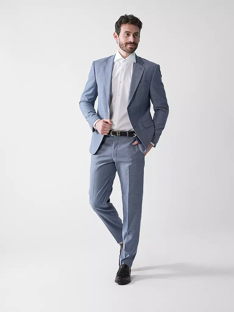 STRELLSON | Pantalon de costume slim fit MELWIN | Bleu clair