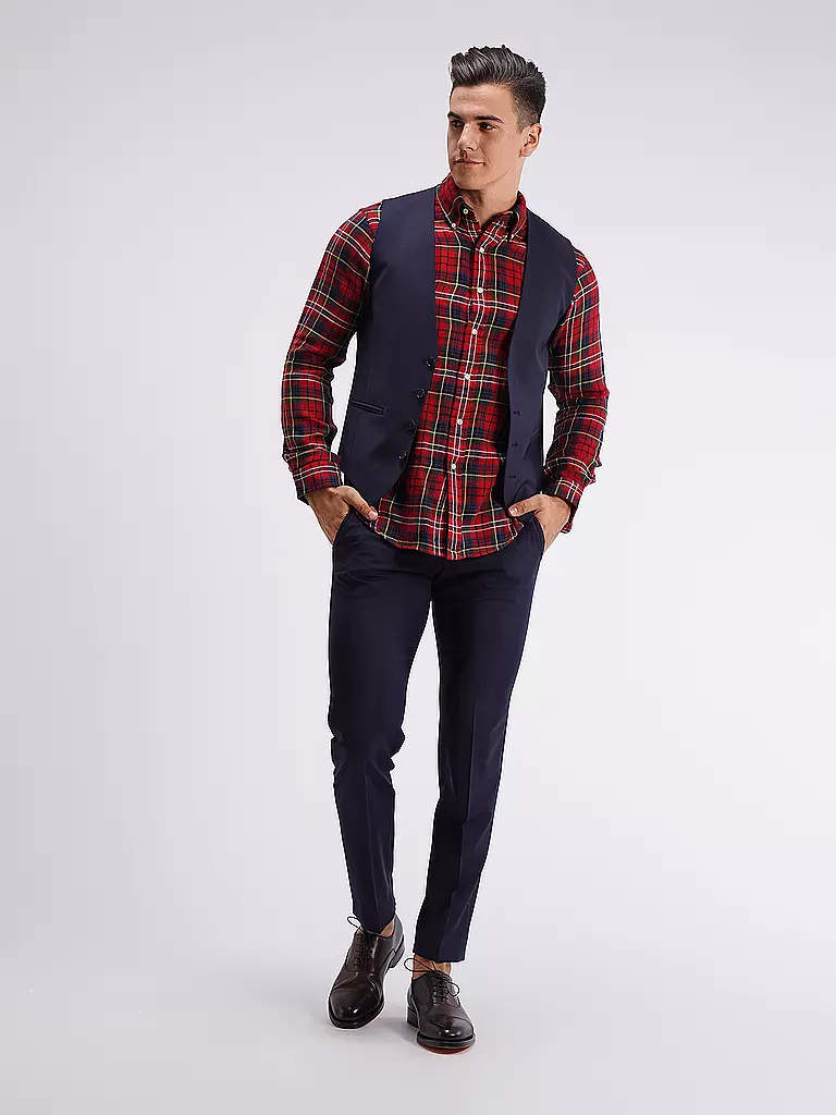 STRELLSON | Pantalon de costume Slim Fit Mercer | Bleu