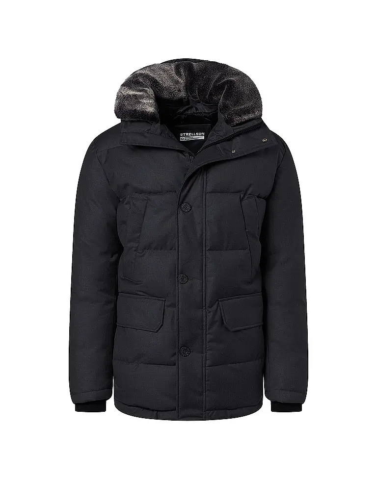 STRELLSON | Parka PALZA | Bleu foncé