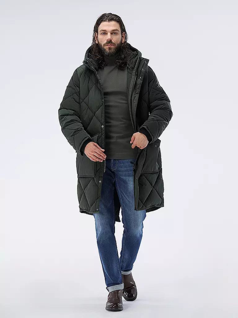 STRELLSON | Parka SURVIVAL | Vert foncé