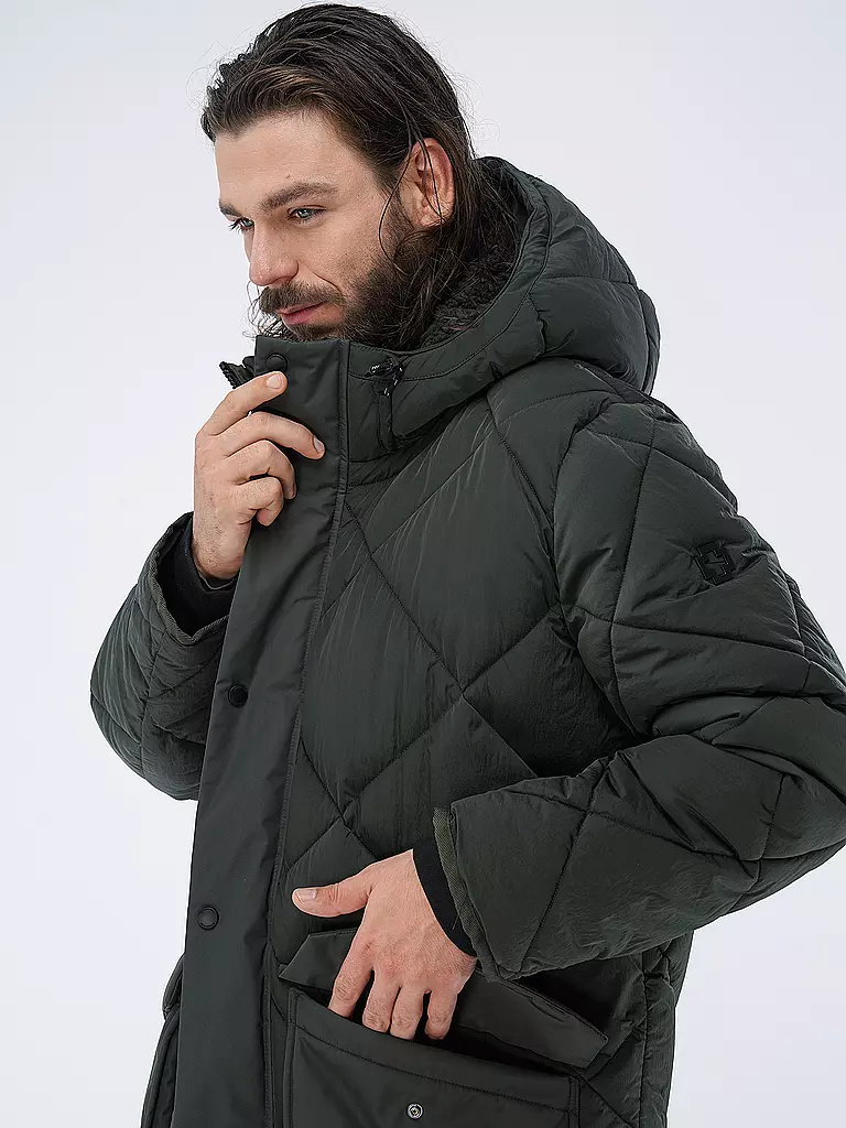 STRELLSON | Parka SURVIVAL | Vert foncé