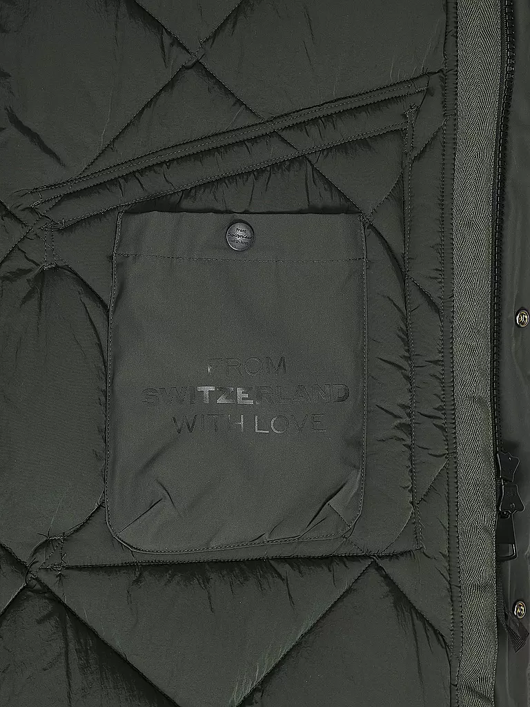 STRELLSON | Parka SURVIVAL | Vert foncé