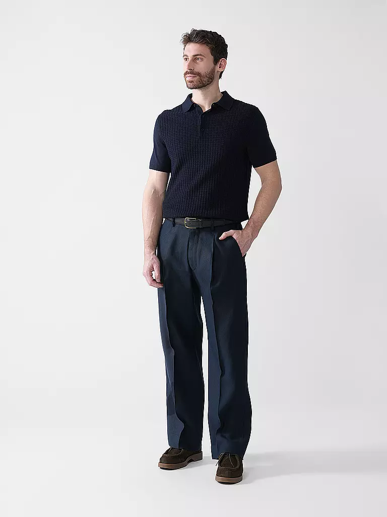 STRELLSON | Poloshirt ADRIAN | Bleu foncé