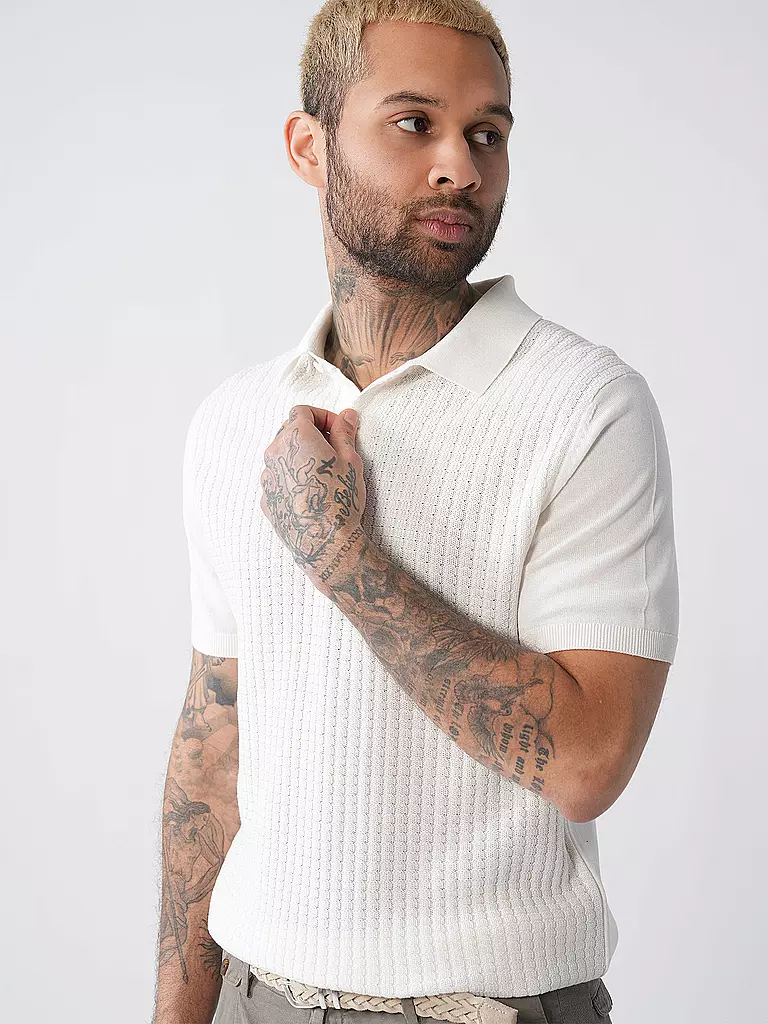 STRELLSON | Poloshirt ADRIAN | Crème