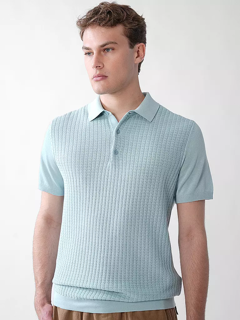 STRELLSON | Poloshirt ADRIAN | Bleu clair