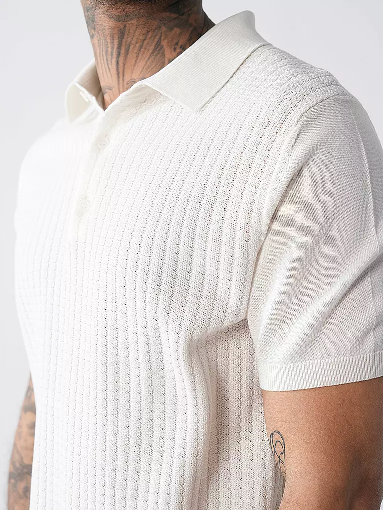STRELLSON | Poloshirt ADRIAN | Crème
