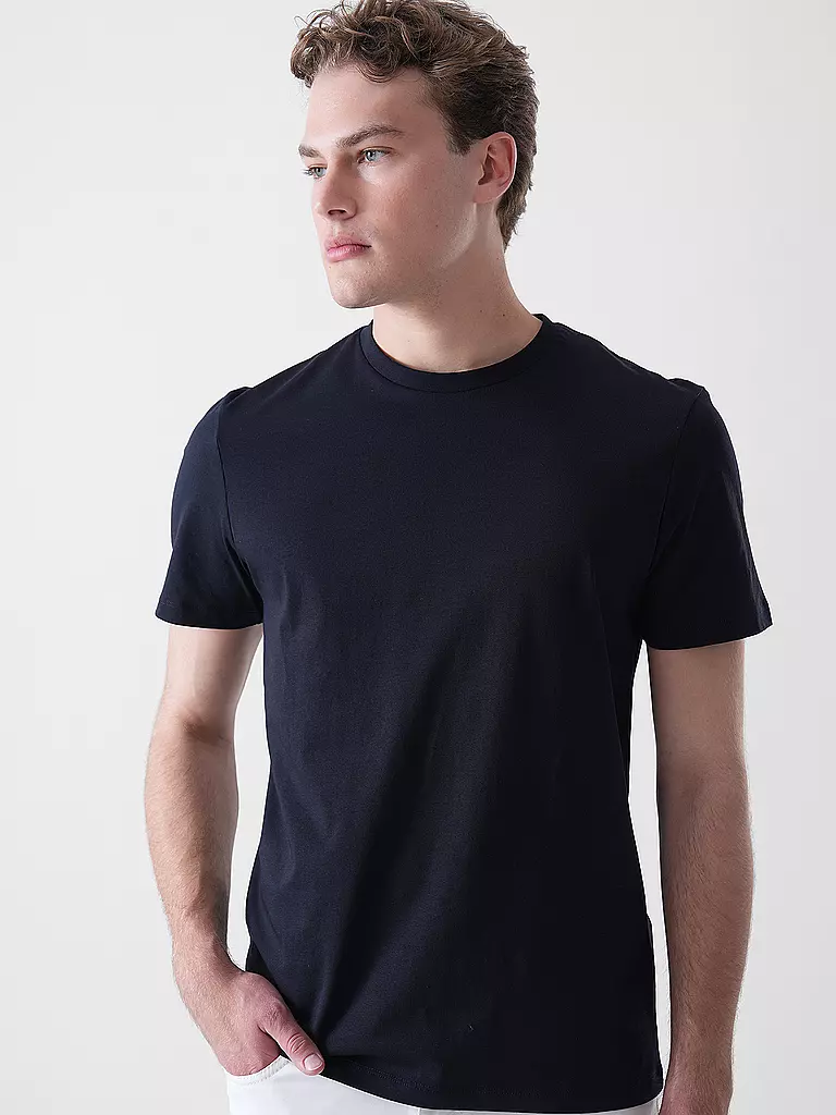 STRELLSON | T-Shirt CLARK | dunkelblau