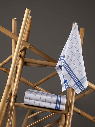 STUCO | Torchon 50x70cm Bambou Bleu