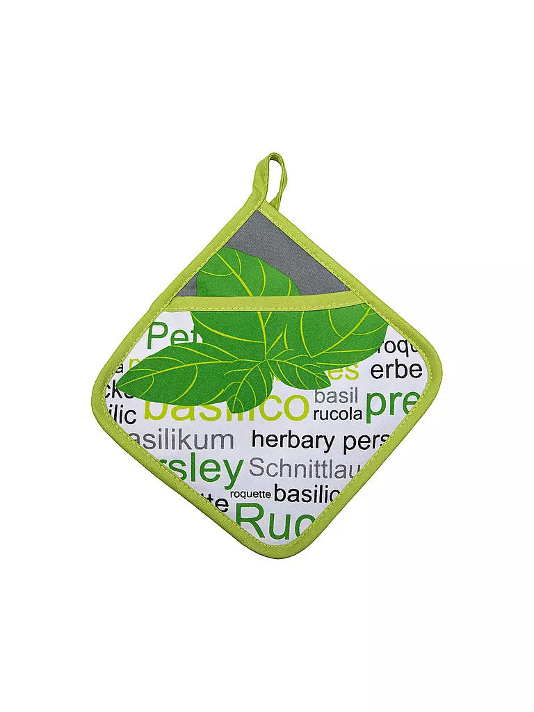 STUCO | Manique avec poche 20x20cm Herbary | Vert