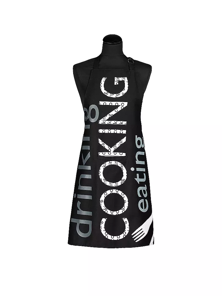 STUCO | Tablier à cocktails NEWSPAPER 80x85cm | Noir