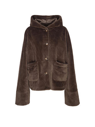 STUDIO AR | Veste réversible aspect fourrure RYLEE