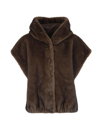 STUDIO AR | Gilet réversible aspect fourrure OLENA