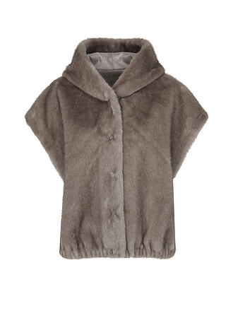 STUDIO AR | Gilet réversible aspect fourrure OLENA