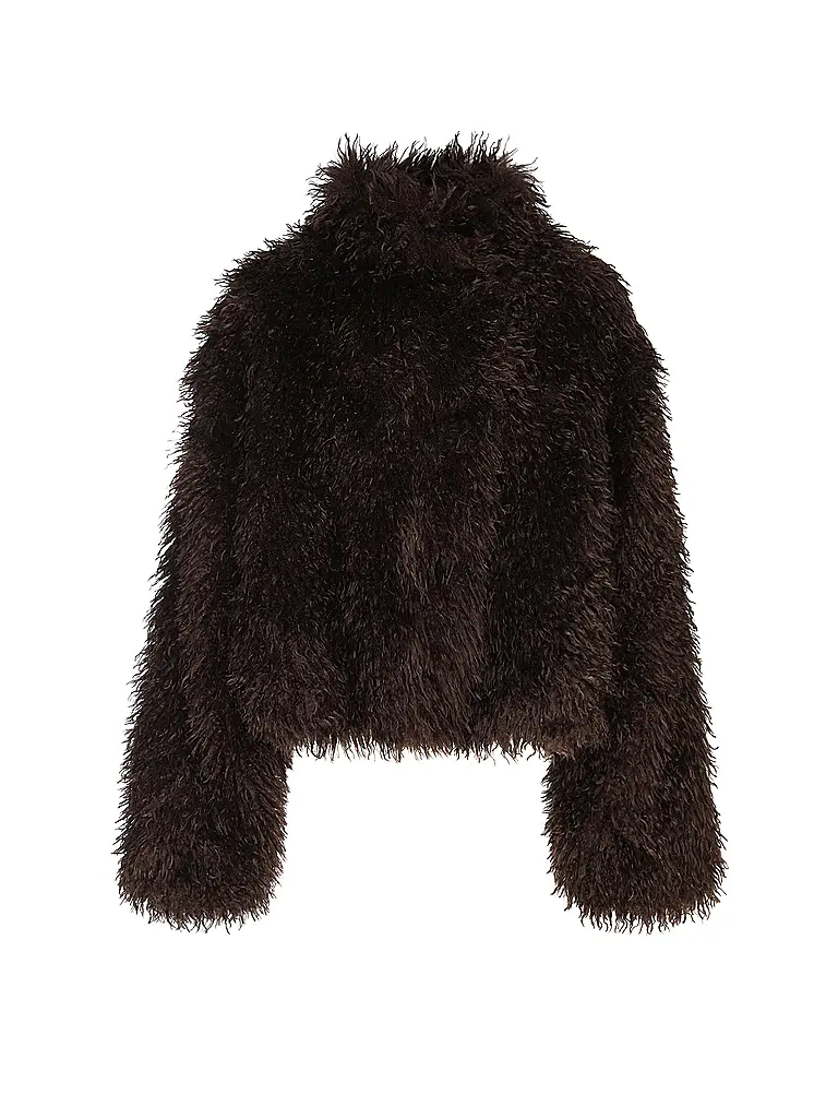 STUDIO AR | Veste aspect fourrure MILIIE | Marron