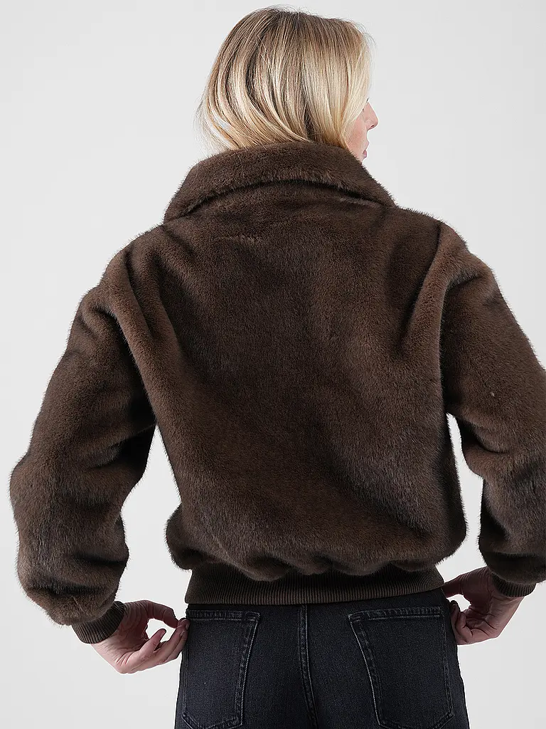 STUDIO AR | Veste aspect fourrure SELENA | 