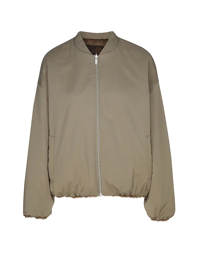 STUDIO AR | Veste réversible aspect fourrure ETTA | braun