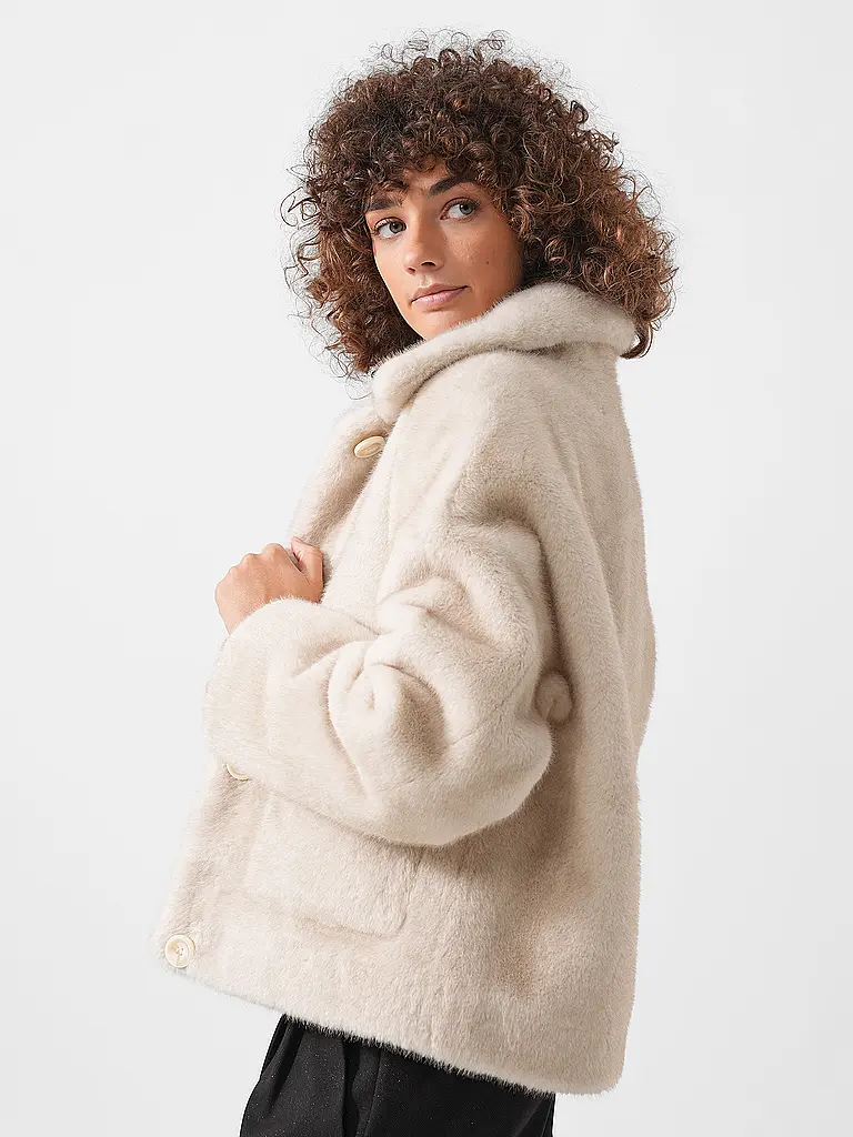 STUDIO AR | Veste réversible aspect fourrure FAJE | 