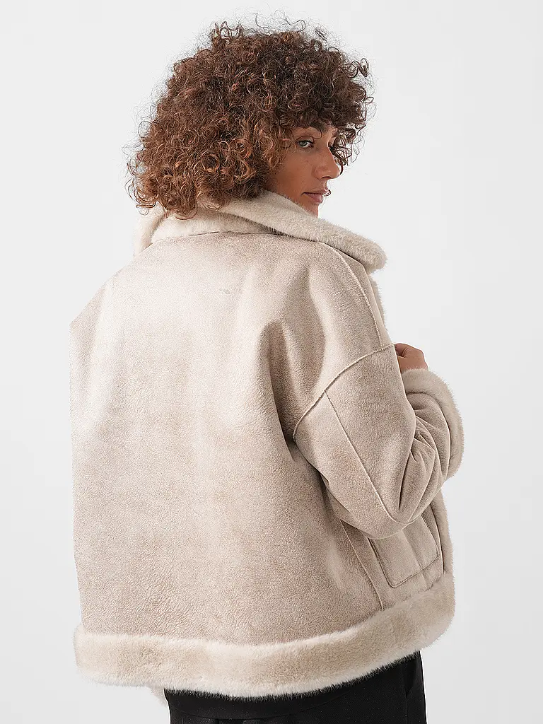 STUDIO AR | Veste réversible aspect fourrure FAJE | 