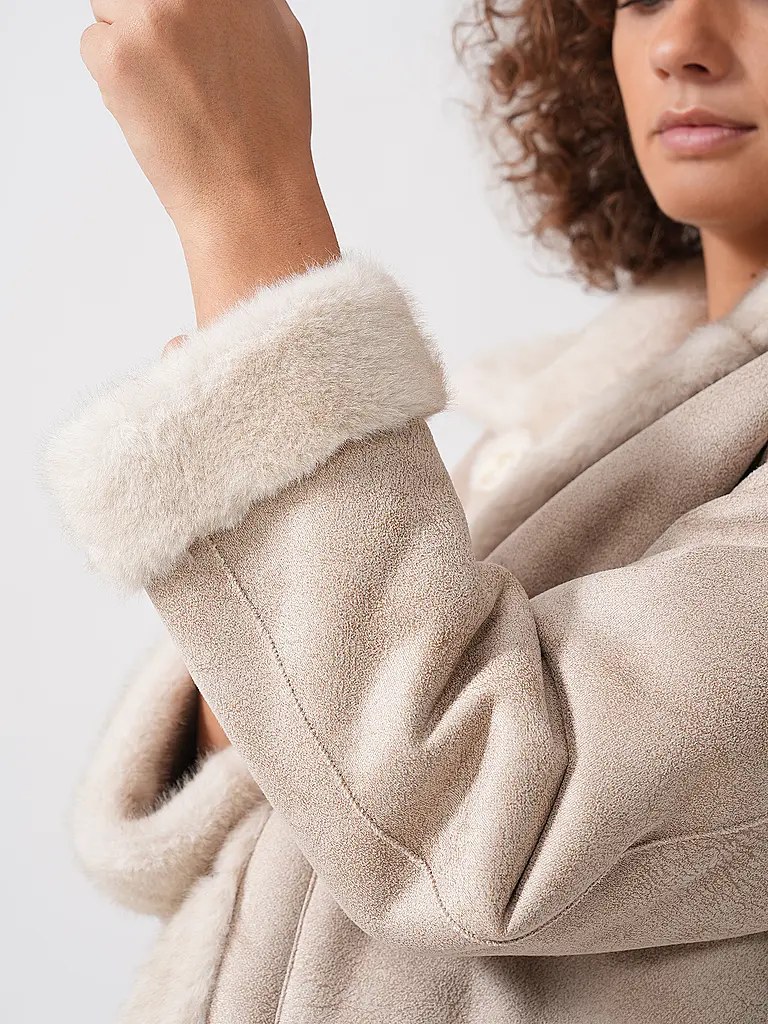 STUDIO AR | Veste réversible aspect fourrure FAJE | 