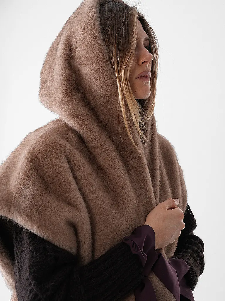 STUDIO AR | Veste réversible aspect fourrure MINK | 
