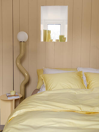 SUITE702 | Parure de lit en percale 70x90cm/140x200cm Jaune Beurre