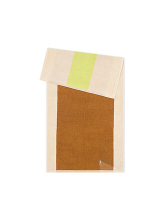 SUITE702 | Serviette 50x100cm COTON PEIGNÉ Citron vert/Toffee