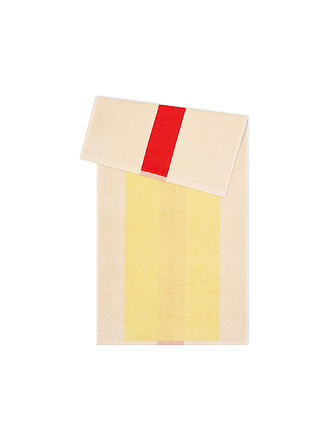 SUITE702 | Serviette 50x100cm COTON PEIGNÉ Rouge/Jaune