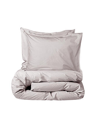 SUITE702 | Percale Linge de lit 70x90cm/140x200cm Marron-Écru