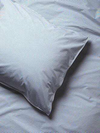 SUITE702 | Percale Linge de lit 70x90cm/140x200cm Blue-Ecru
