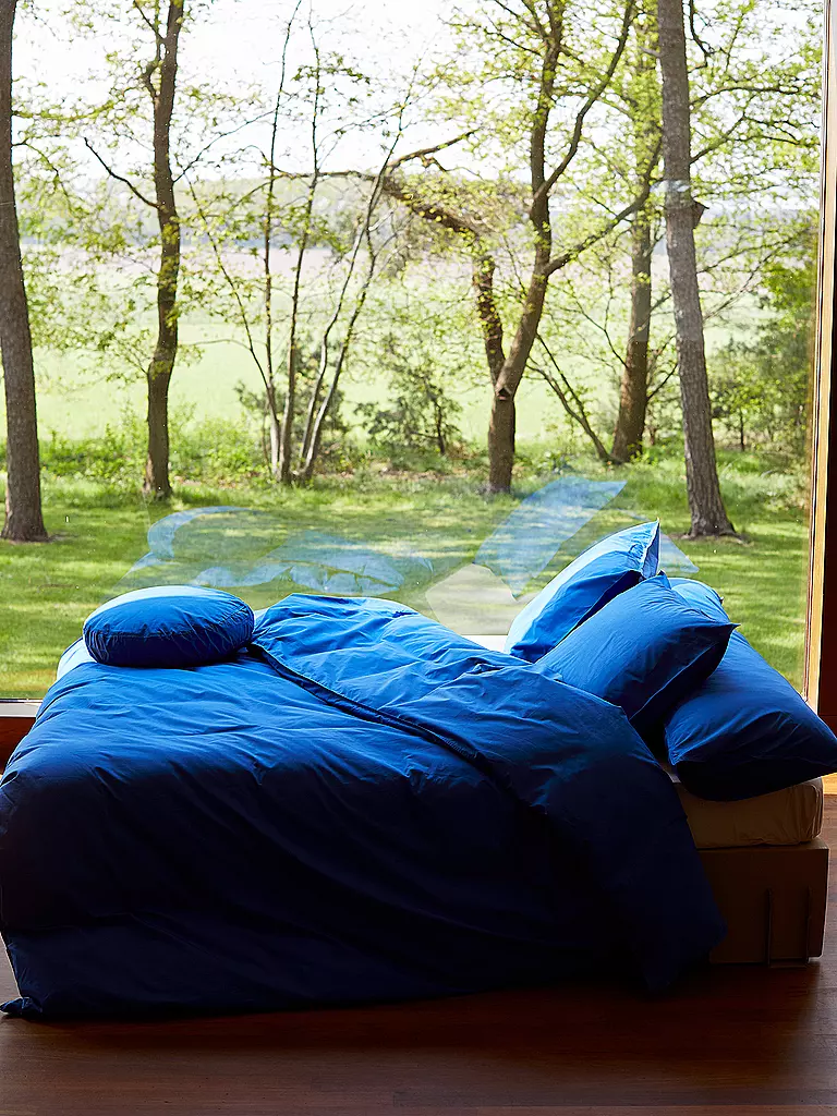 SUITE702 | Linge de lit en percale 70x90cm/140x200cm Cobalt | 