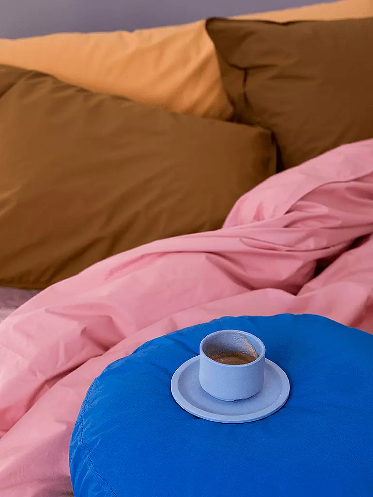 SUITE702 | Linge de lit en percale 70x90cm/140x200cm Rose poudré | 