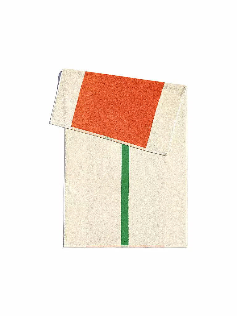 SUITE702 | Serviette 50x100cm MARTENS AND MARTENS Orange/Vert | orange