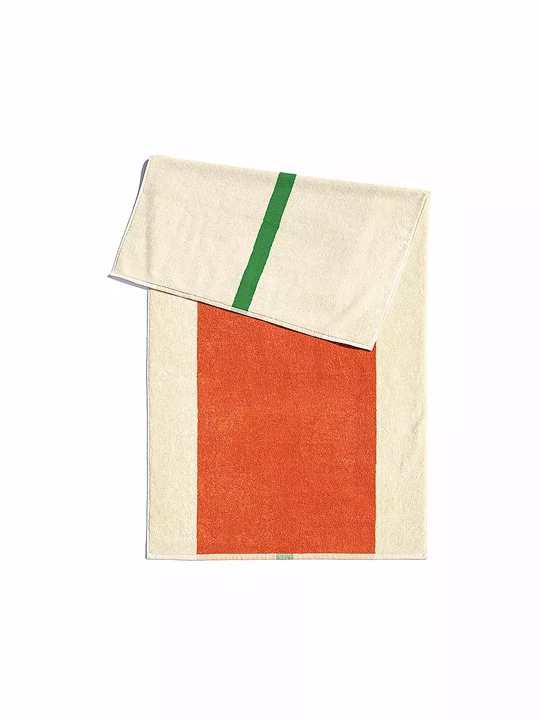 SUITE702 | Serviette 50x100cm MARTENS AND MARTENS Orange/Vert | orange