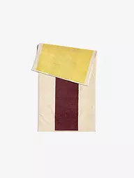 SUITE702 | Serviette de douche 70x140cm MARTENS AND MARTENS Jaune/Bordeaux | Jaune