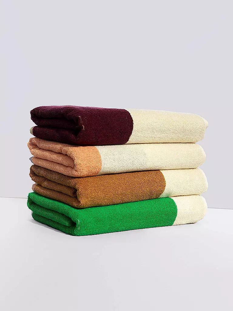 SUITE702 | Serviette de douche 70x140cm MARTENS AND MARTENS Royal Blue/Peach | 