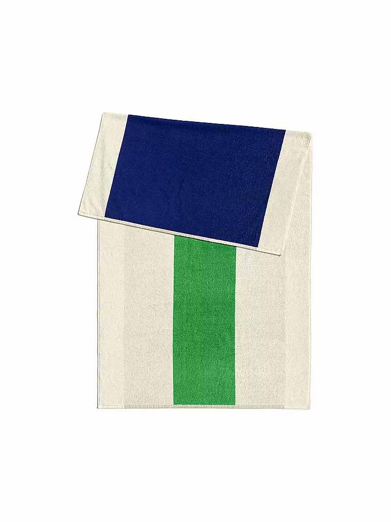 SUITE702 | Serviette de plage 90x180cm MARTENS AND MARTENS Royal Blue/Green | dunkelblau