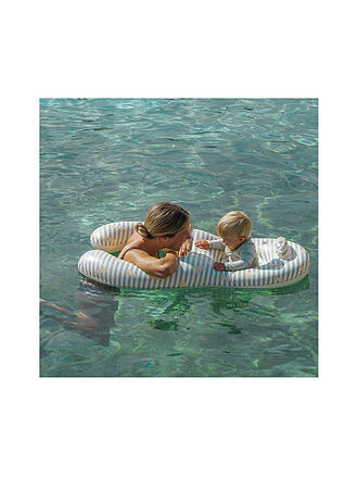 SUNNYLIFE | Float Together Siège Bébé Dex le Canard, rayé vert