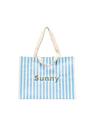 SUNNYLIFE | Sac de plage Carryall - La Mer Med Blue Stripe