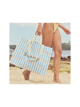 SUNNYLIFE | Sac de plage Carryall - La Mer Med Blue Stripe